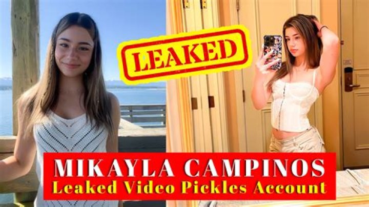 The Latest And Most Talked-About Leaks From Mikayla Campinos
